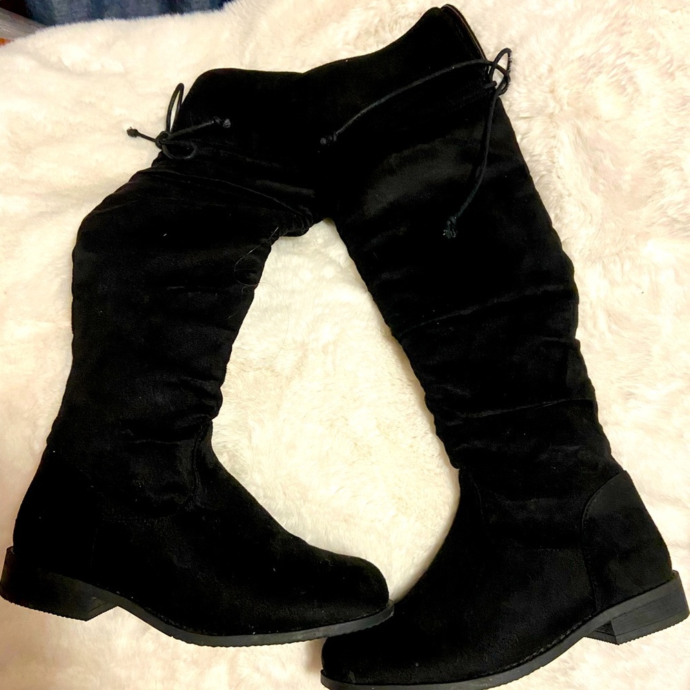 Girls Black Boots